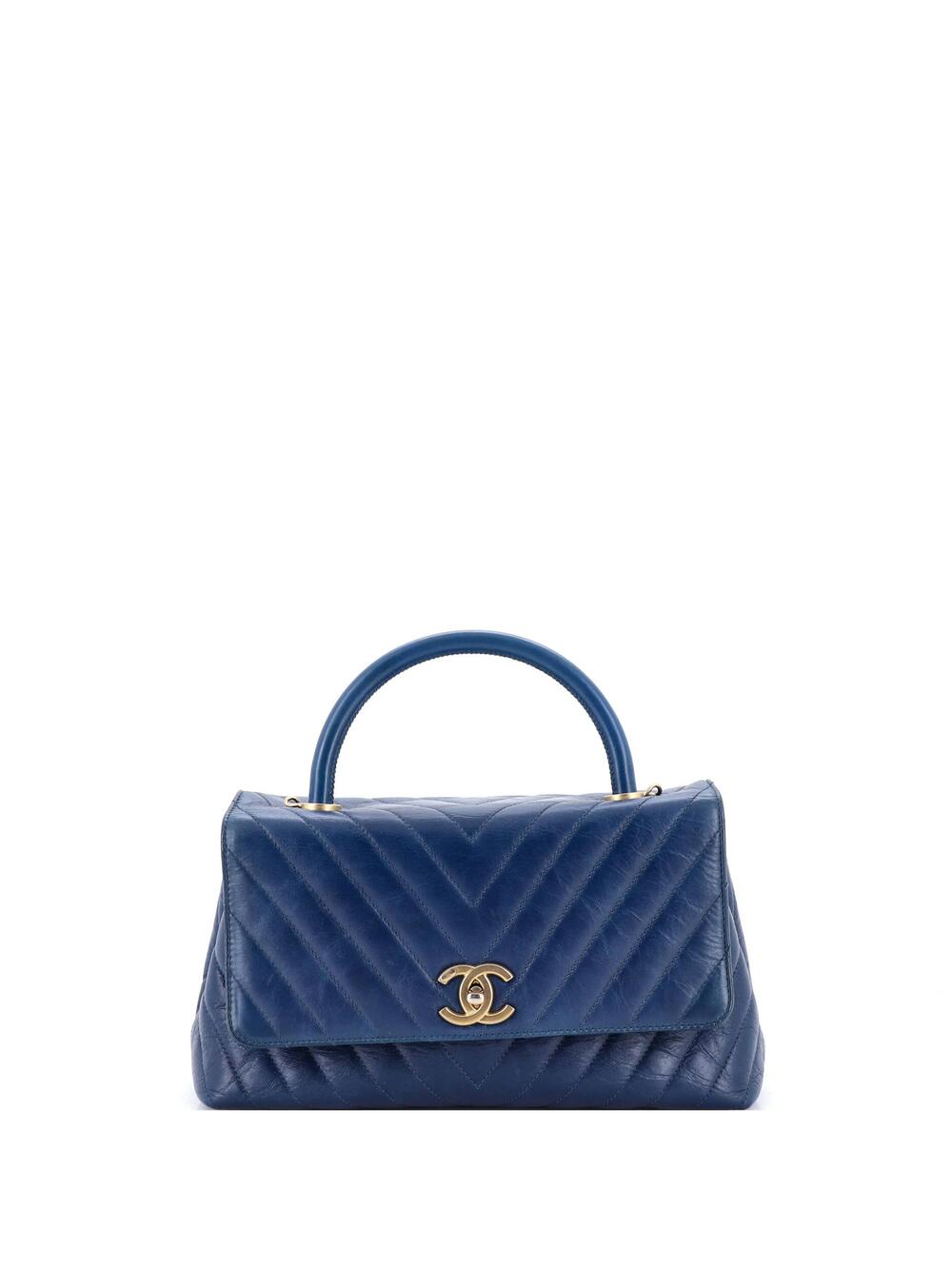 Chanel Coco Top Handle Bag Chevron #239831C33B